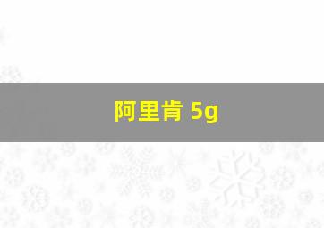 阿里肯 5g